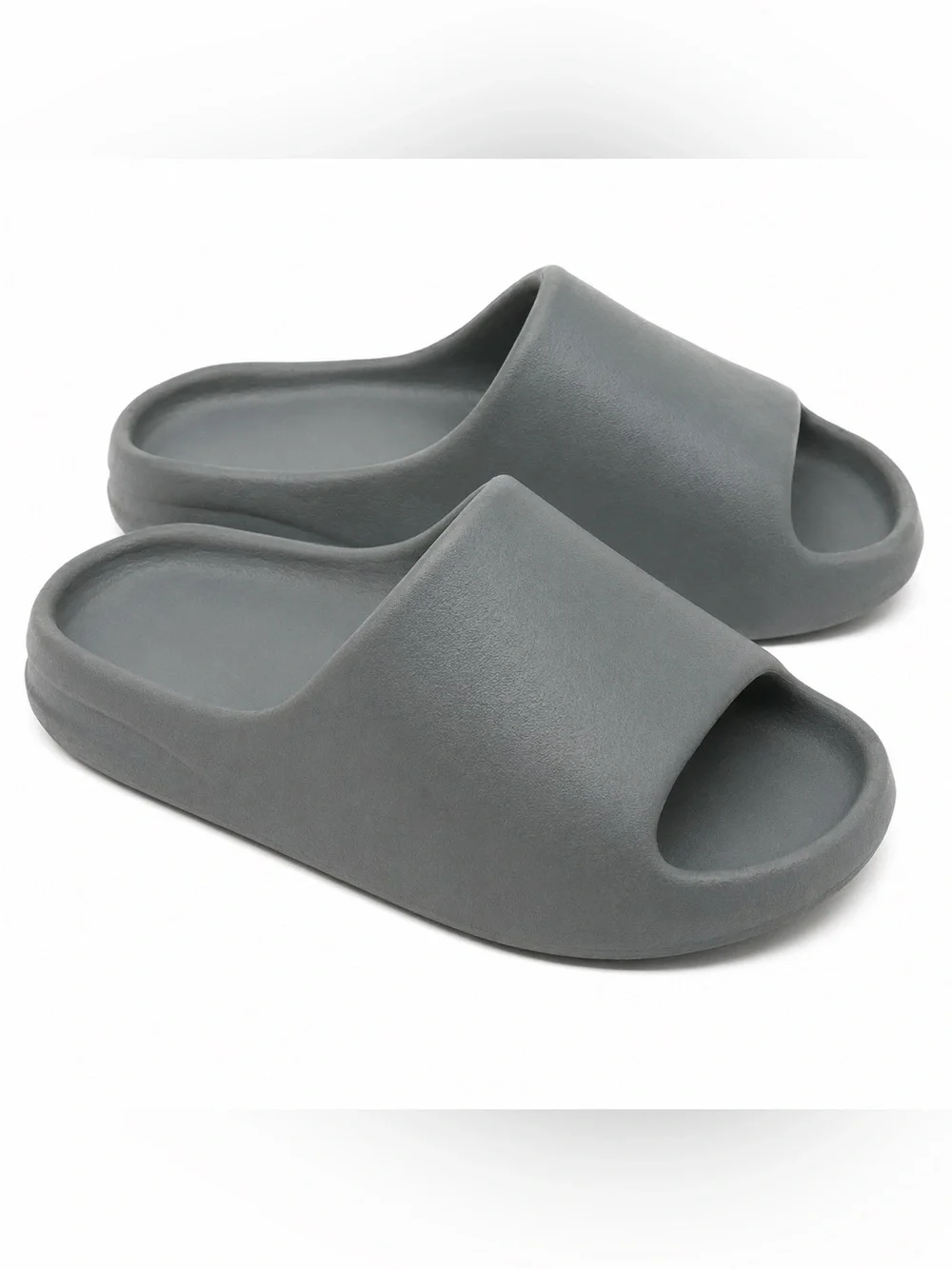 Yeezy Men's Grey Slide Sandals